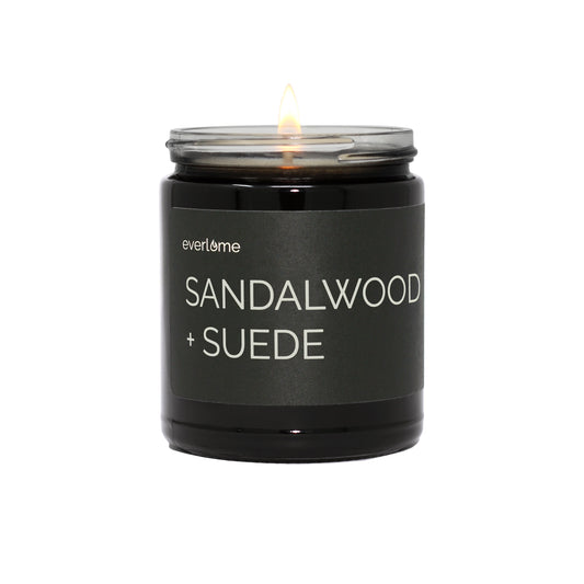 Sandalwood + Suede Candle