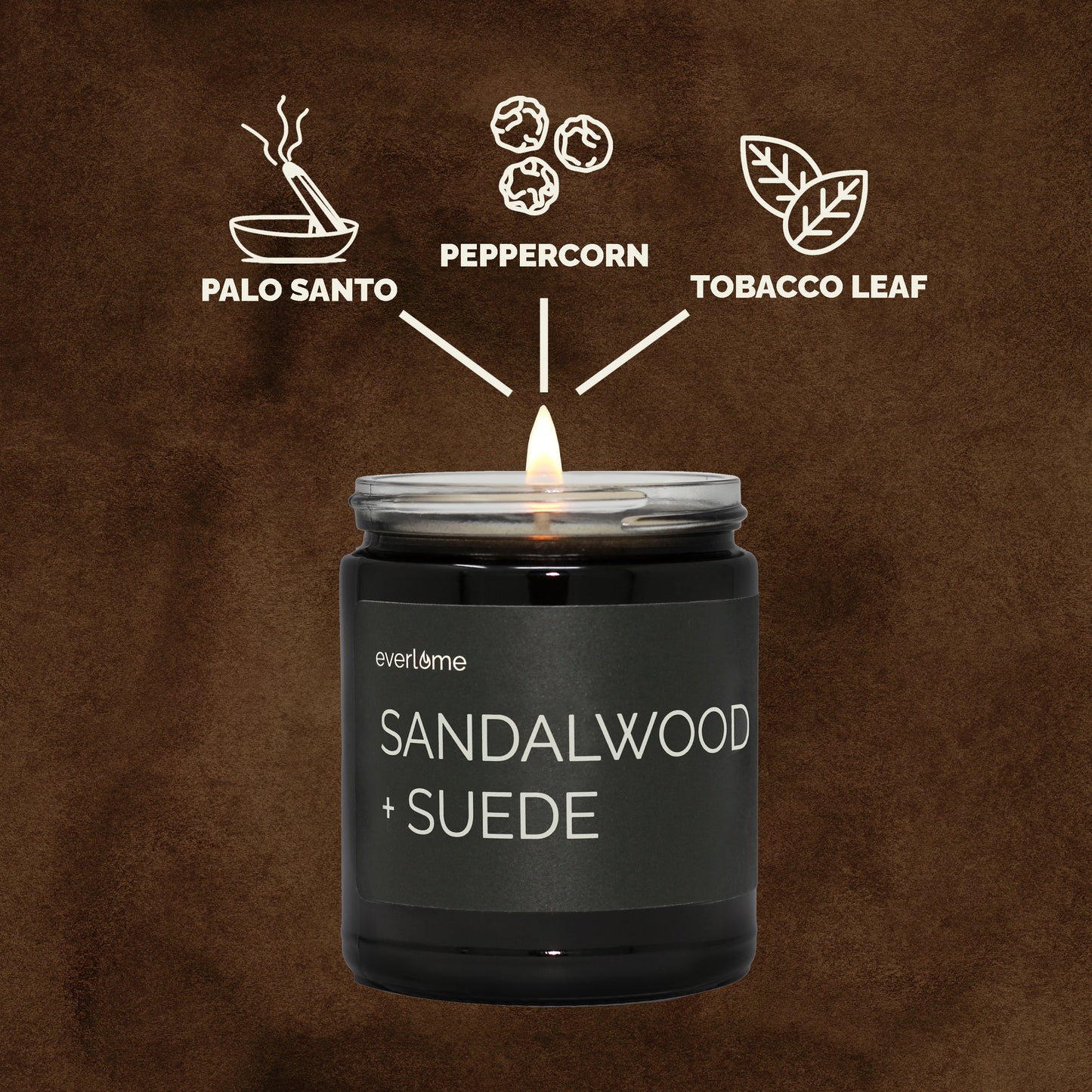Sandalwood + Suede Candle