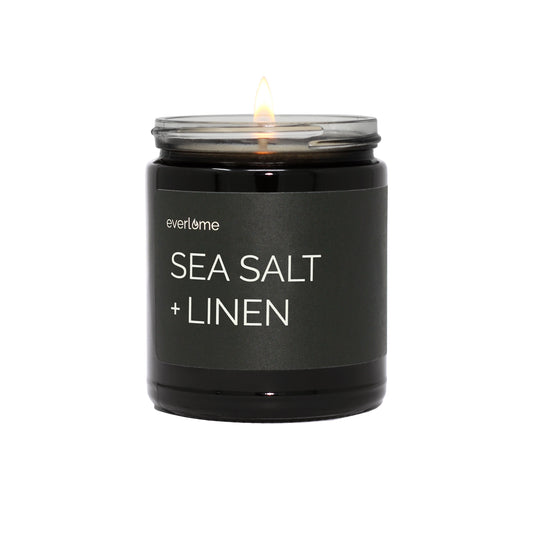 Sea Salt + Linen Candle