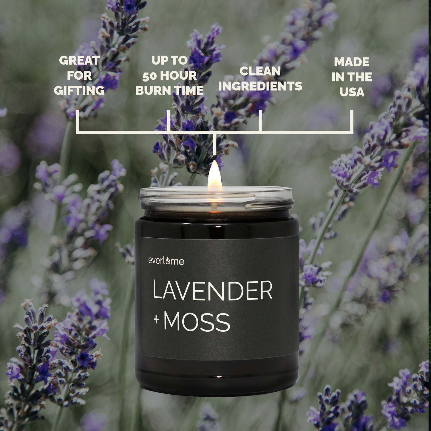 Lavender + Moss Candle